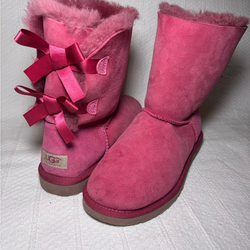 UGG Women's Pink Sheepskin Boots